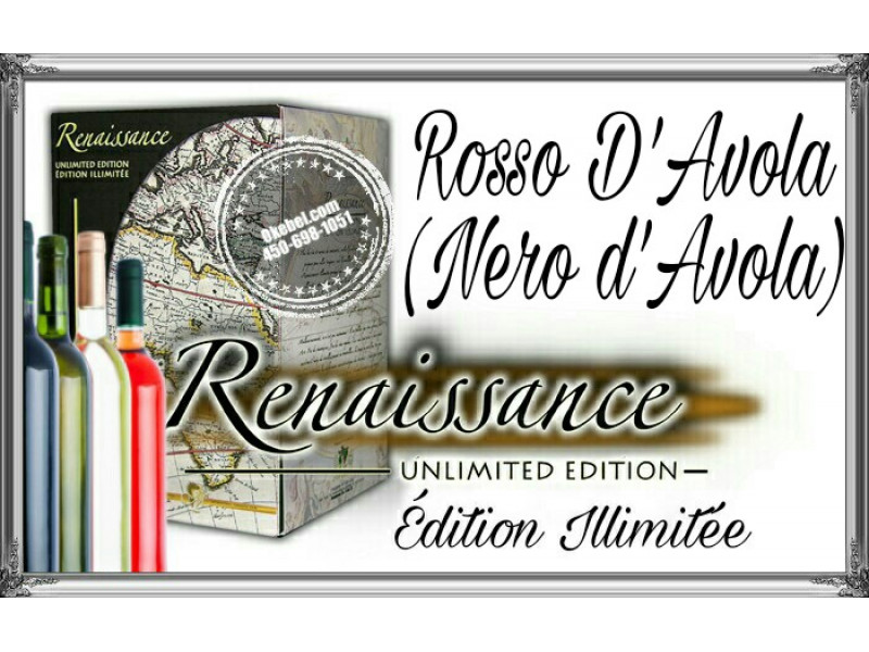 Rosso D'Avola -Renaissance 16L.
